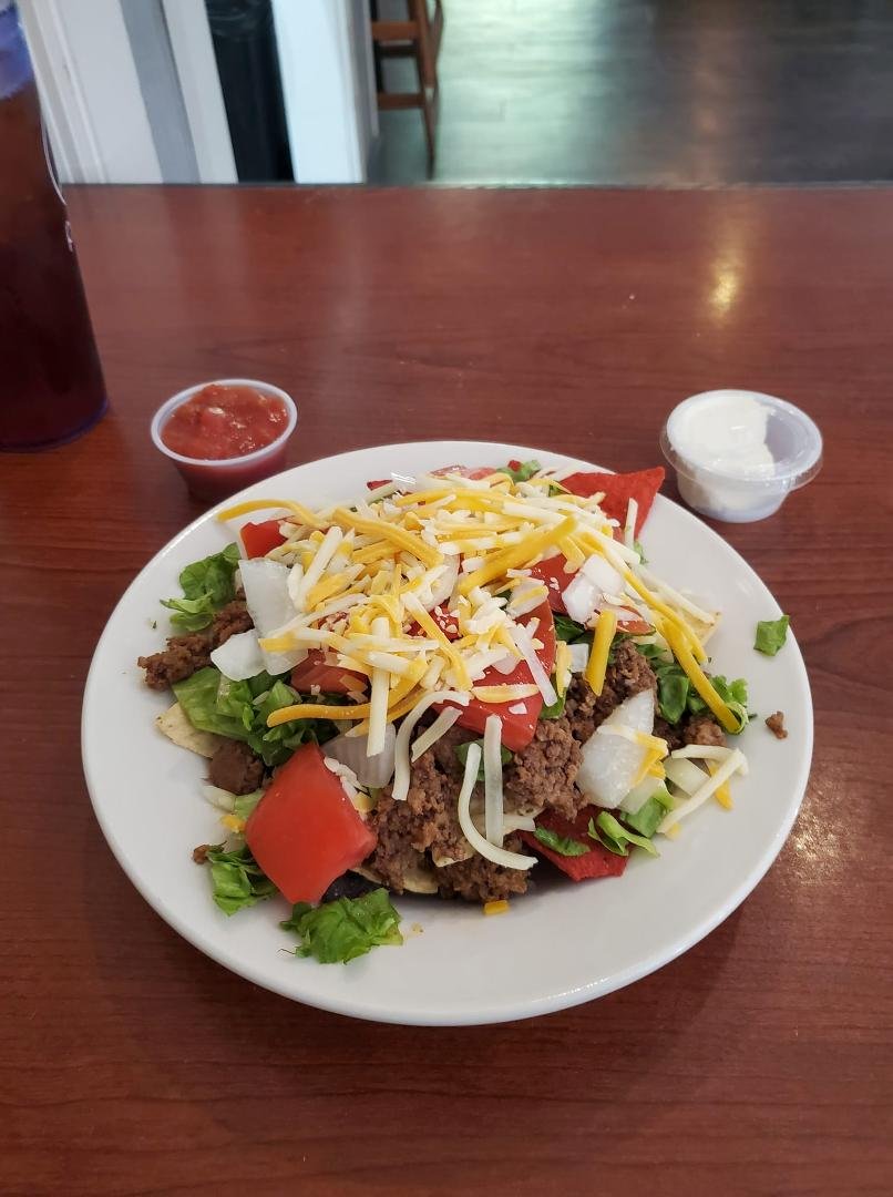 Taco Tuesday at Julie's Place, best Taco Salad in town!