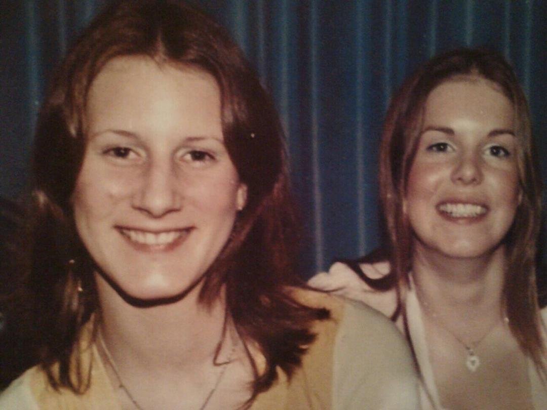 Debbie Oelke Givens & me back in the day.....