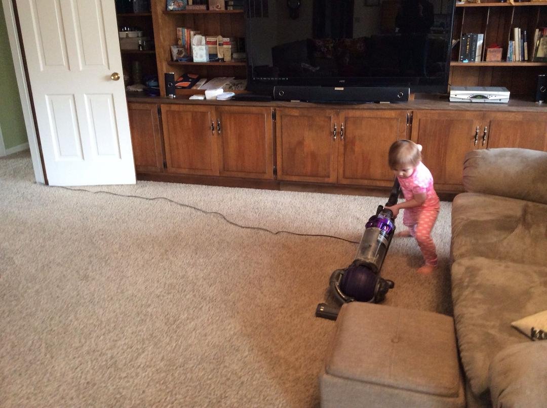 Annie "earning her keep."