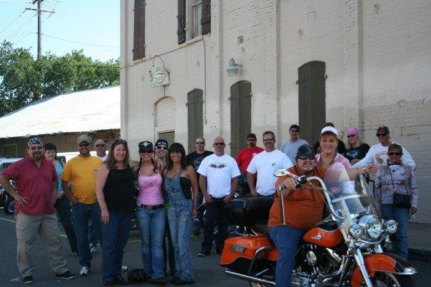 The start of our 1st annual Poker Run 2009