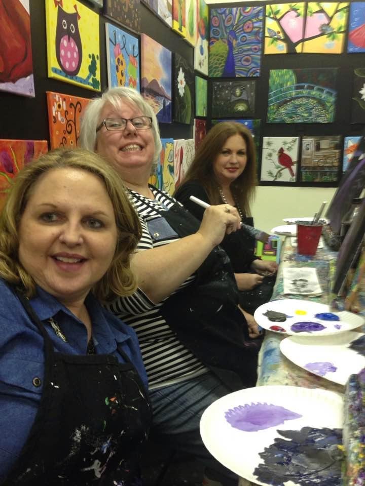 Fun at Spirited Art.