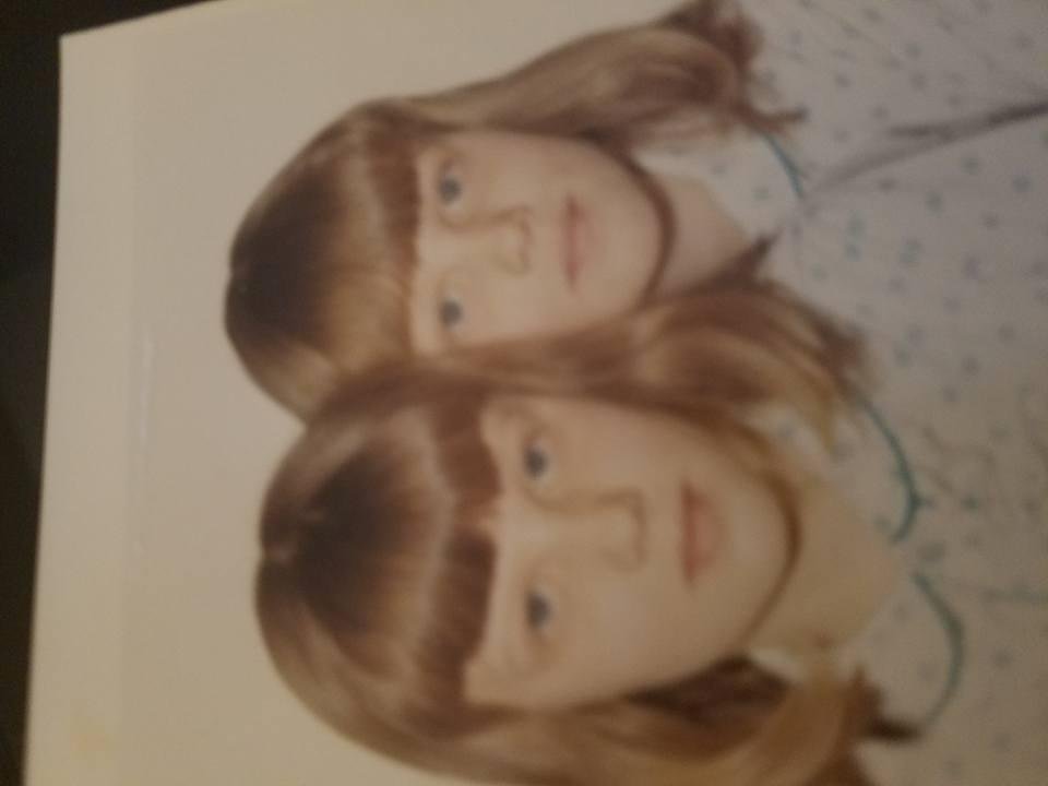 Twin cousins Millie & Ollie. I remember you 2 like this. Been so long see I've really aeen you's.
