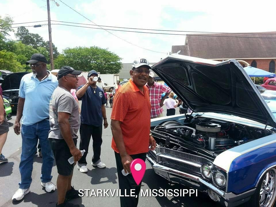 The boys and me at a car show