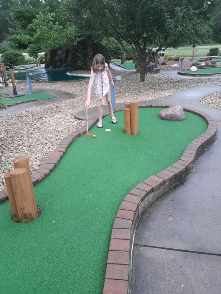 A little trouble with a hole.