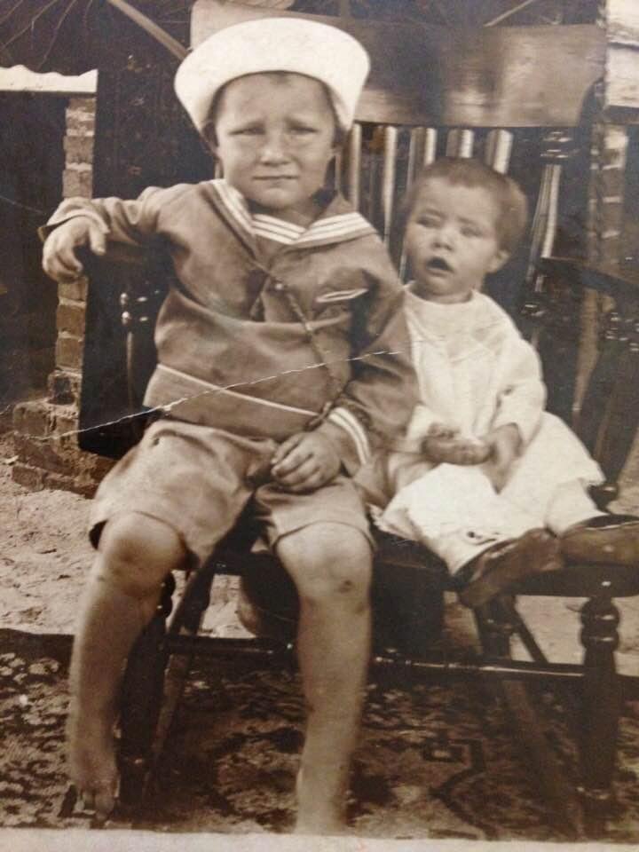 Happy 98th Birthday in heaven to my mom Bessie Davis. This picture is my mom and her older brother Bill Haynes