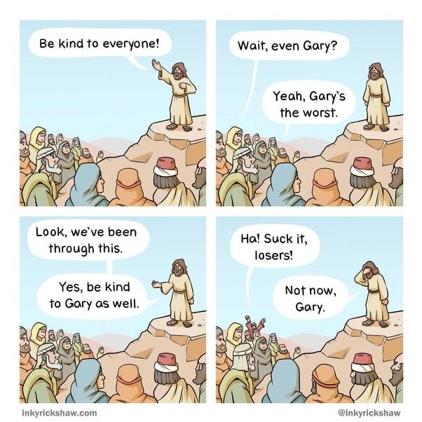 I really think the name was not Gary but it was Gardy.....