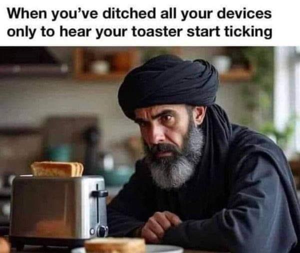 You're toast, Mohammad!