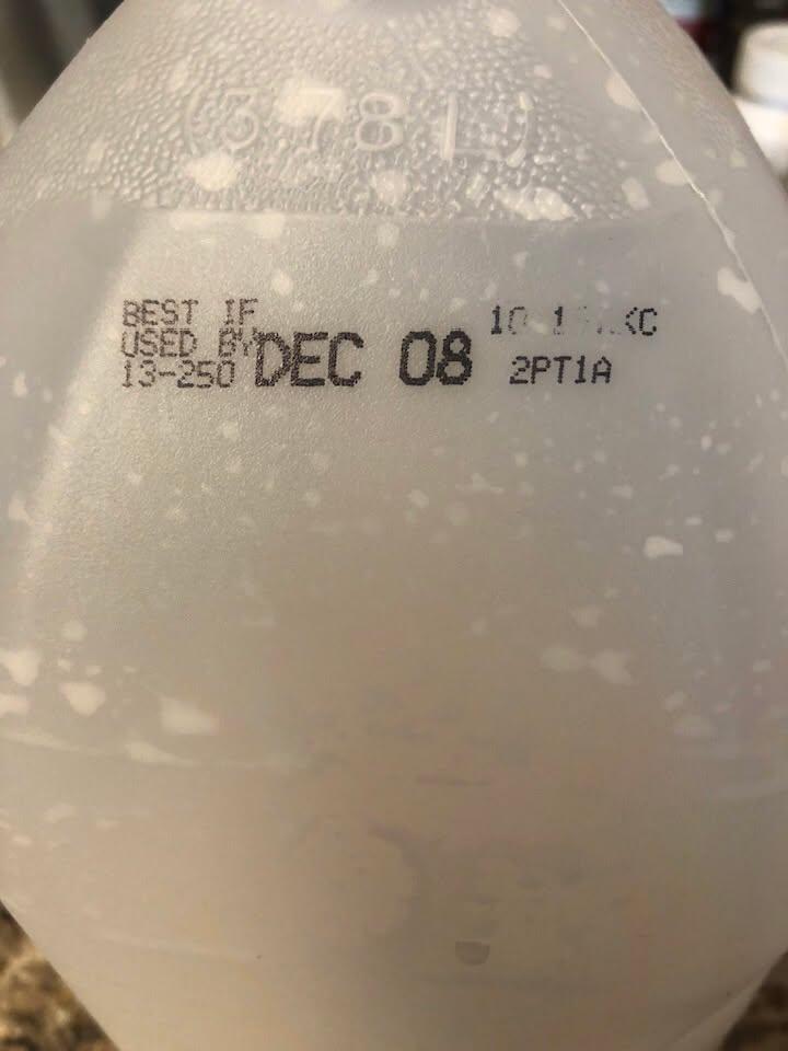 It’s was the best gallon of milk I’ve ever had. It just went bad today. Not too bad even but I figure it’s times to pour down the drain.