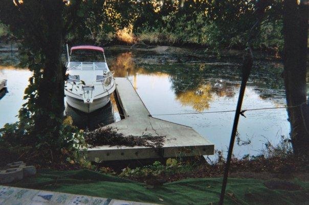 water behind our trailer