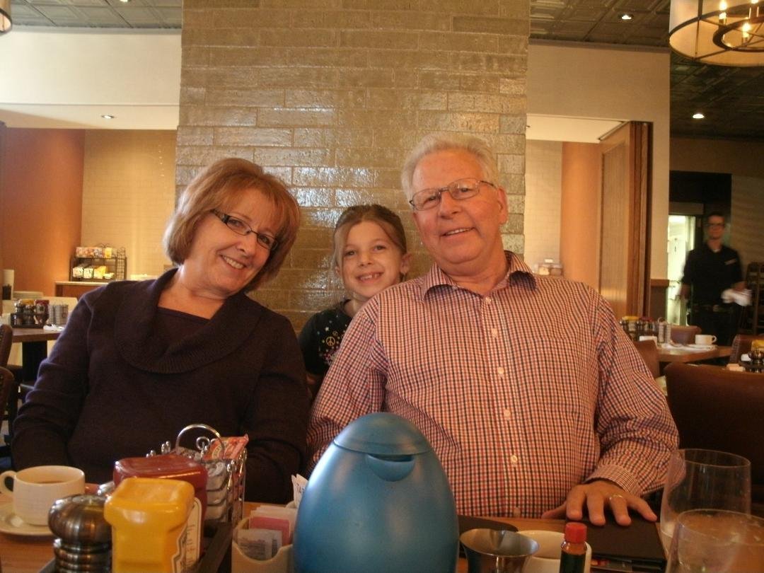 Breakfast with Emily and Ron and Kathy,