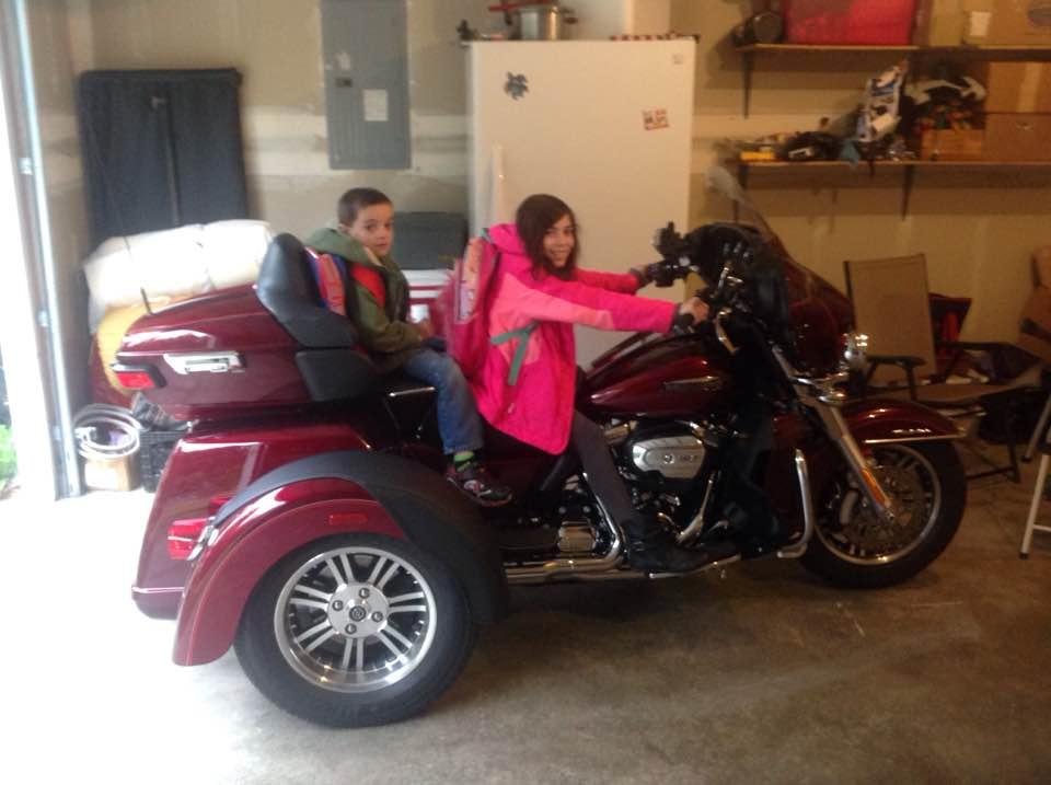 Grandkids going for a ride