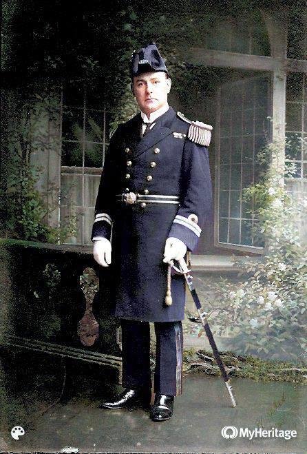 My grandfather in the Royal Navy in 1920. Alexander Hamilton Wilson.