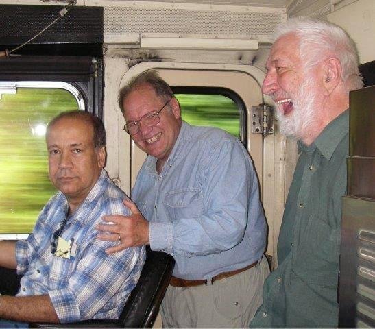 Engineers John Springer and Carl Webber accompany Doug on his last trip before retiring: August 29, 2014