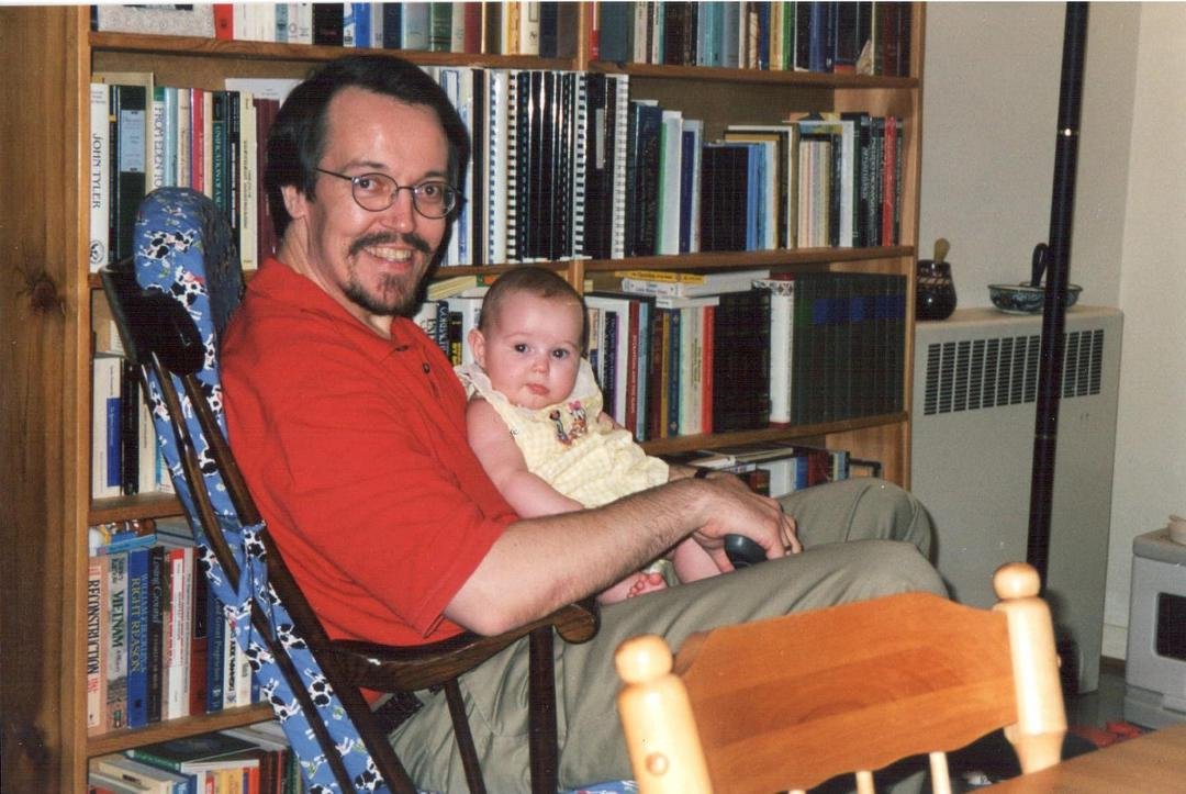 This is Yours Truly, twenty years ago, with a friend. Yes, she looks different now.