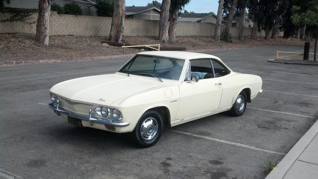 BJ posted a pix of his Corvair so I thought I would trump him with a pix of my '65 Corvair Corsa...
