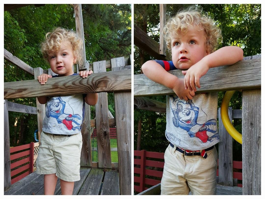 Carter on his fort.
