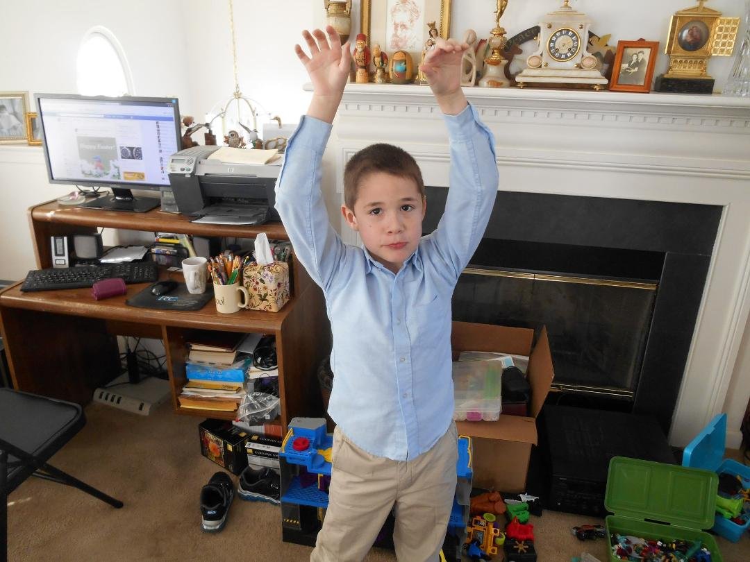 Here is Rhys our 7 year old grandson that is going to win the Tracy family March Madness pool. Defeats 5 adults along the way.