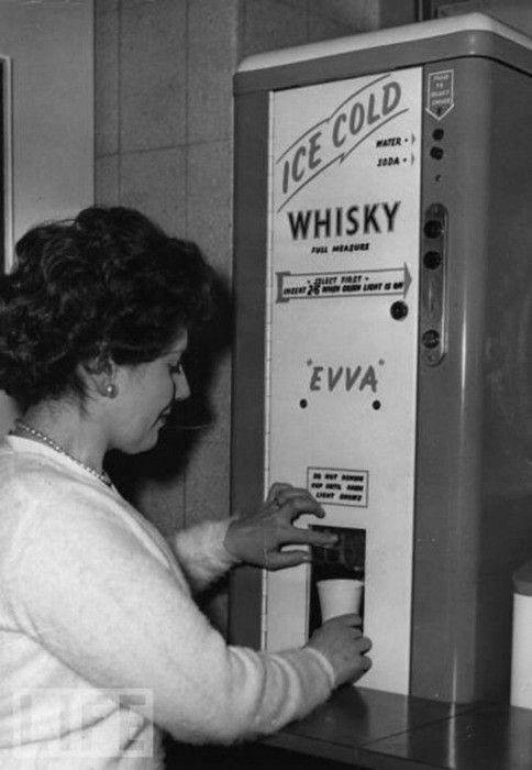 Office whiskey dispenser circa 1950s.