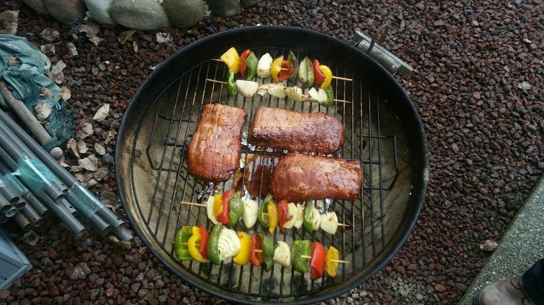 Nice dinner on the barbeque...