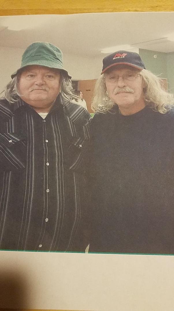 Me and my brother Howard 7 year ago .