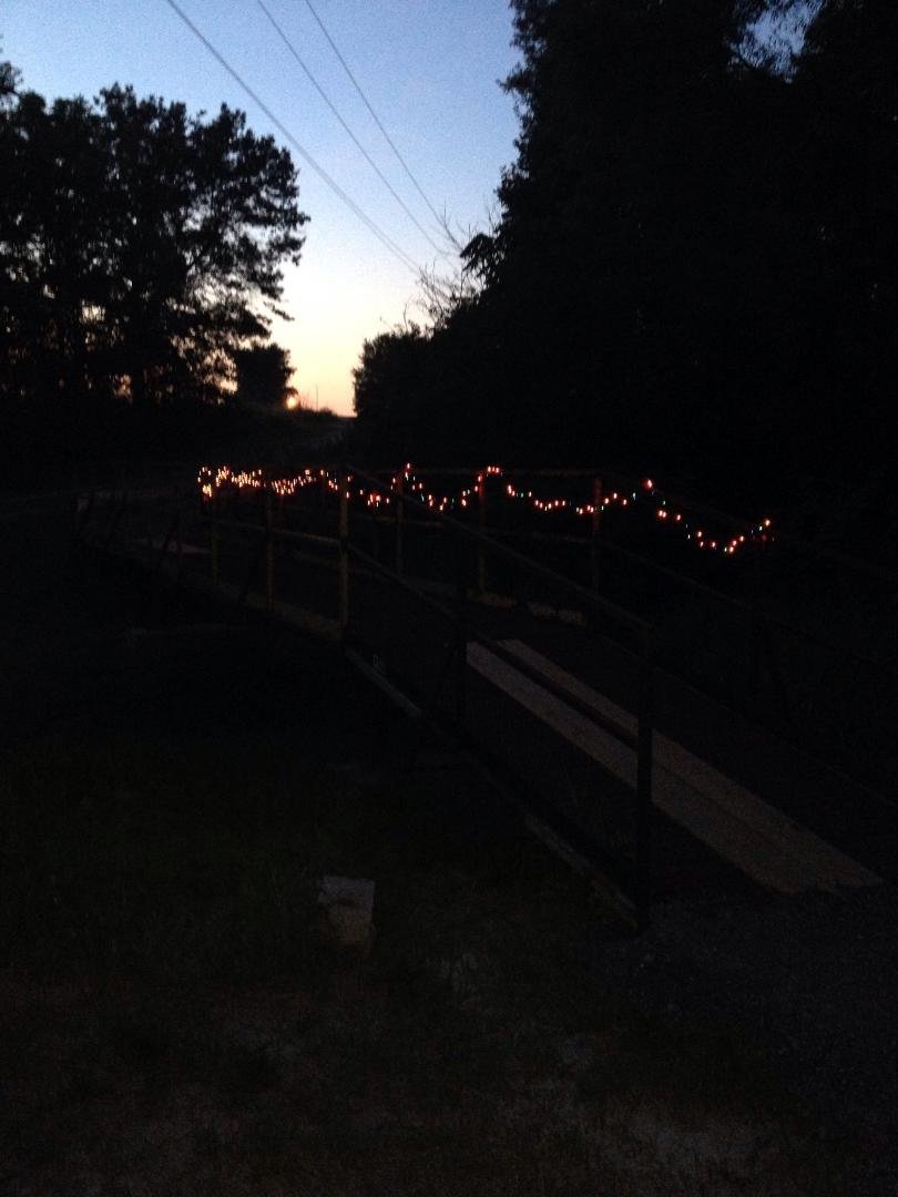 Larry E. Schneider's album, Open New Golf Cart Bridge Gnawbone Campground At July 2015