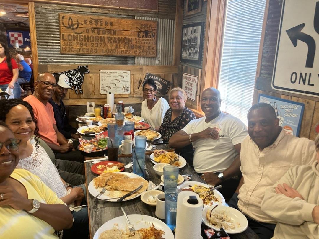 Breakfast with some good friends from CHS class of 78.