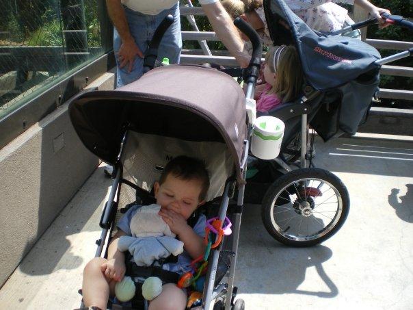 Nathaniel slept through most of it