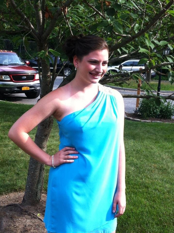 Samantha 8th grade dance. She looked so beautiful I love her so much xoxo