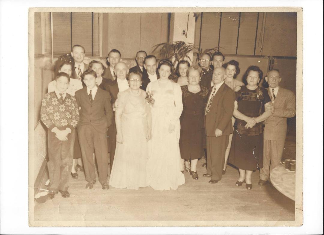 Yesterday would have been my father's 103rd birthday and today is mother's day and I miss them both greatly. Here is an old picture we found from my parents wedding October 12, 1947 in Baltimore, MD.