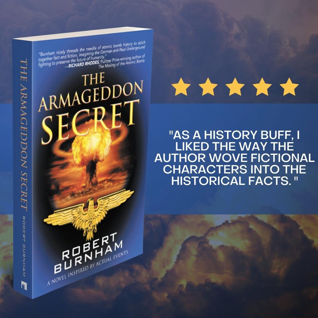 I am happy to share positive reviews from my published book, “The Armageddon Secret,” a thrilling read following a small group in Germany aiming to stop the Nazis from completing the world’s first atomic bomb.
Learn mor