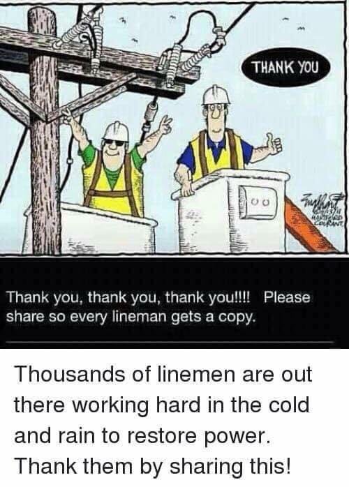 Power is back on