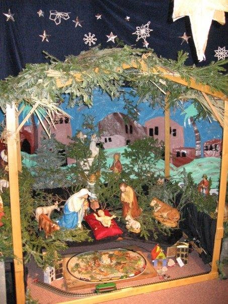 St. Mary RC Church. LIC, NY Christmas Creche' 2007.