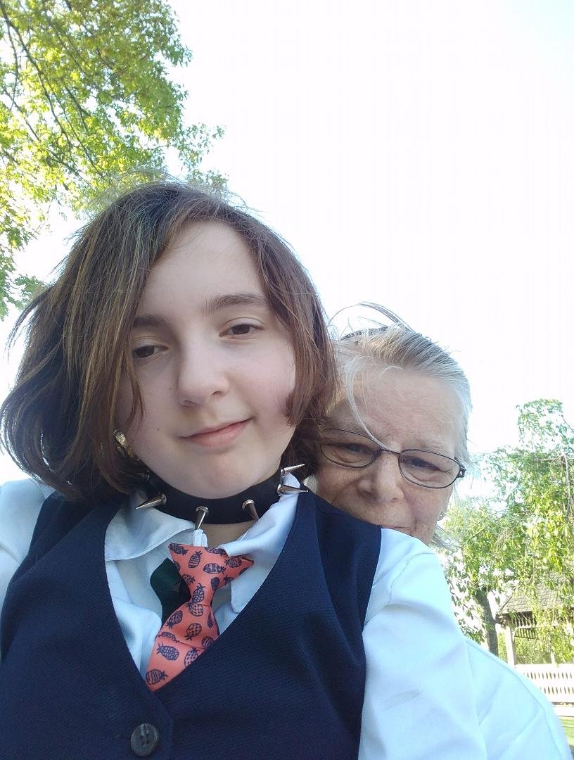 Jenn and Nana at Kim and Arsen's wedding.