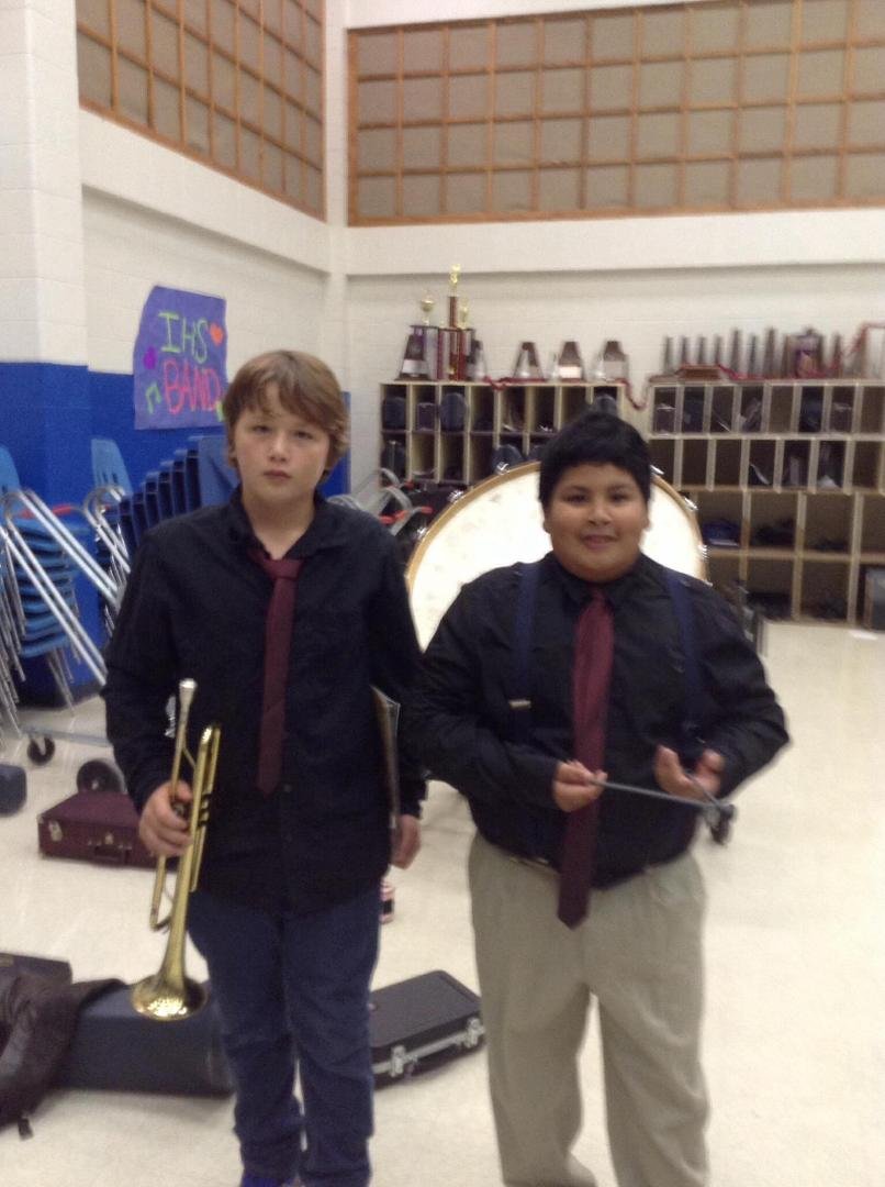 Trevor and Anthony, looking decent for a change