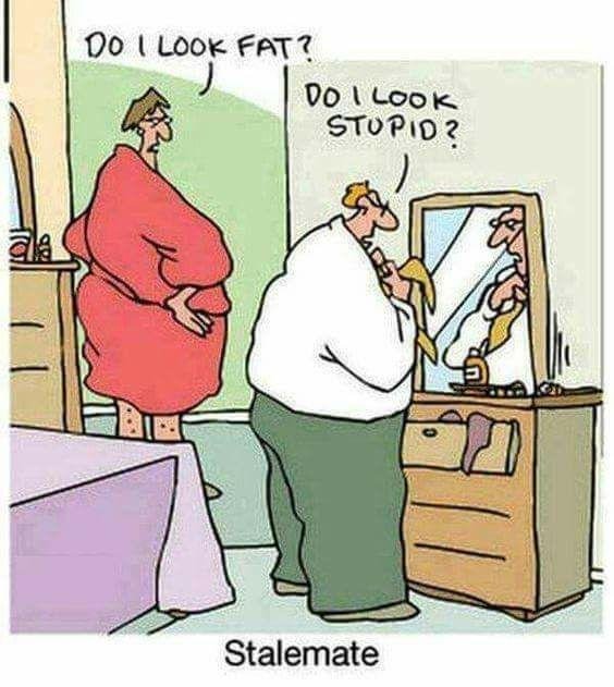 The subtlety of diplomacy in some marital relationships...lol!