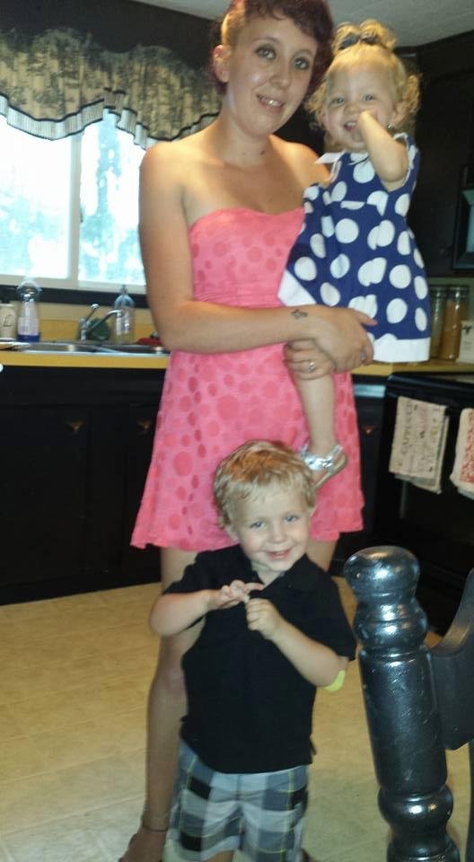 My oldest granddaughter Evy with two of my great grandchildren! Evy is the Joy in my life!