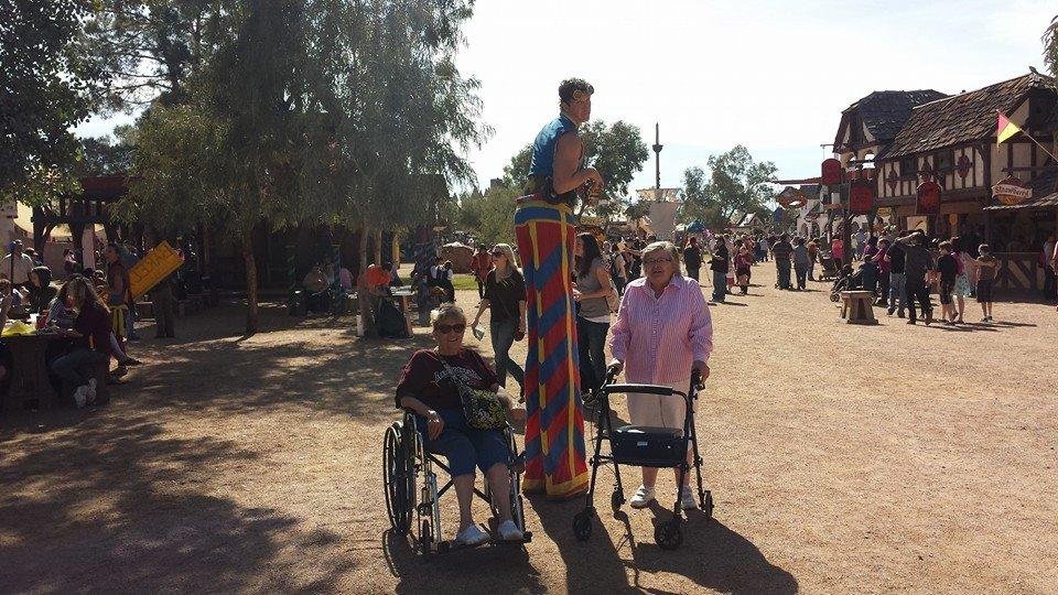Spending some time with family at the Renaissance festival