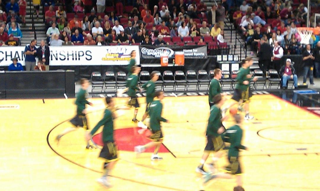 Games about to start. Go West Linn.