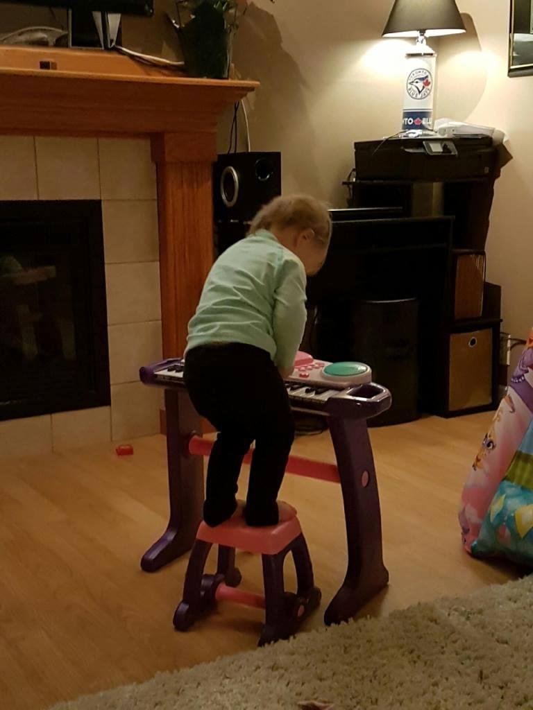 First time using the piano bench, lol.