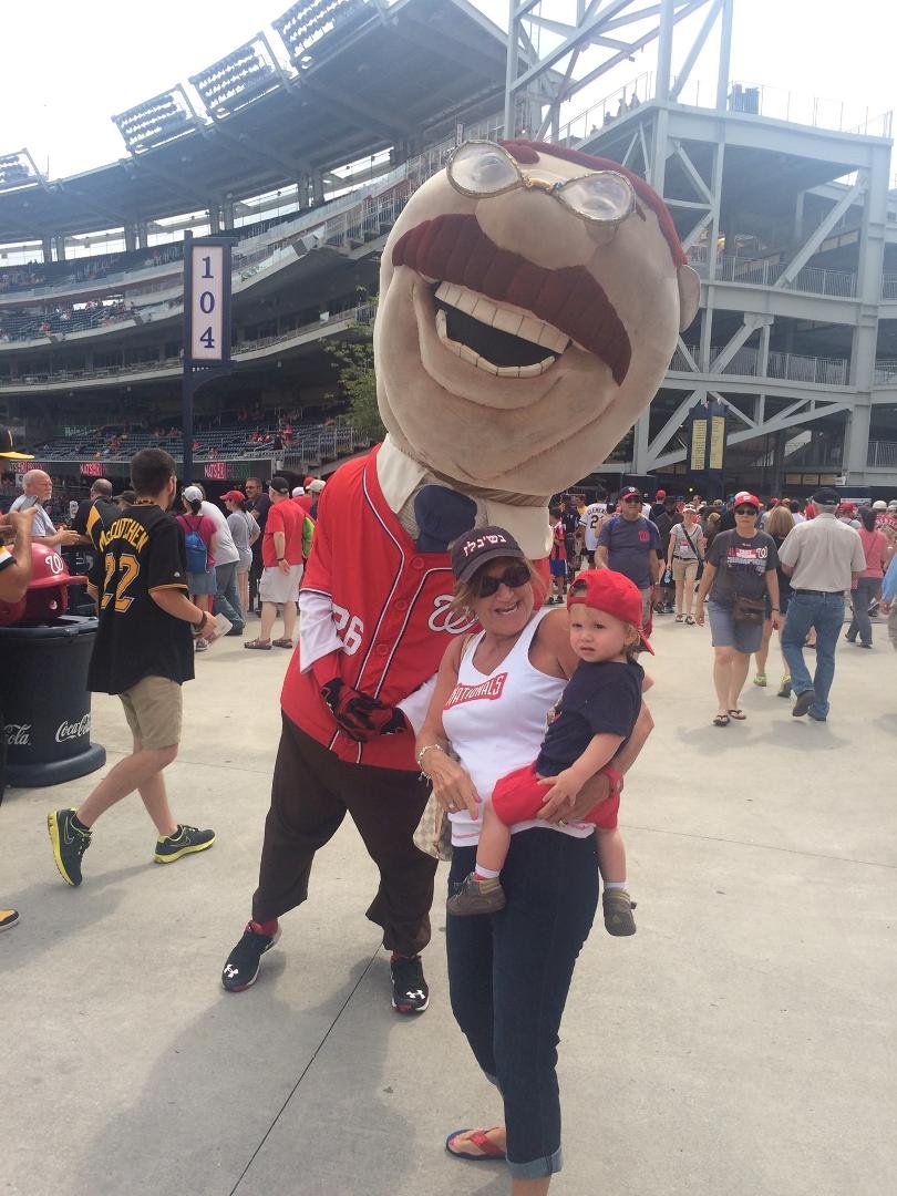 At the game