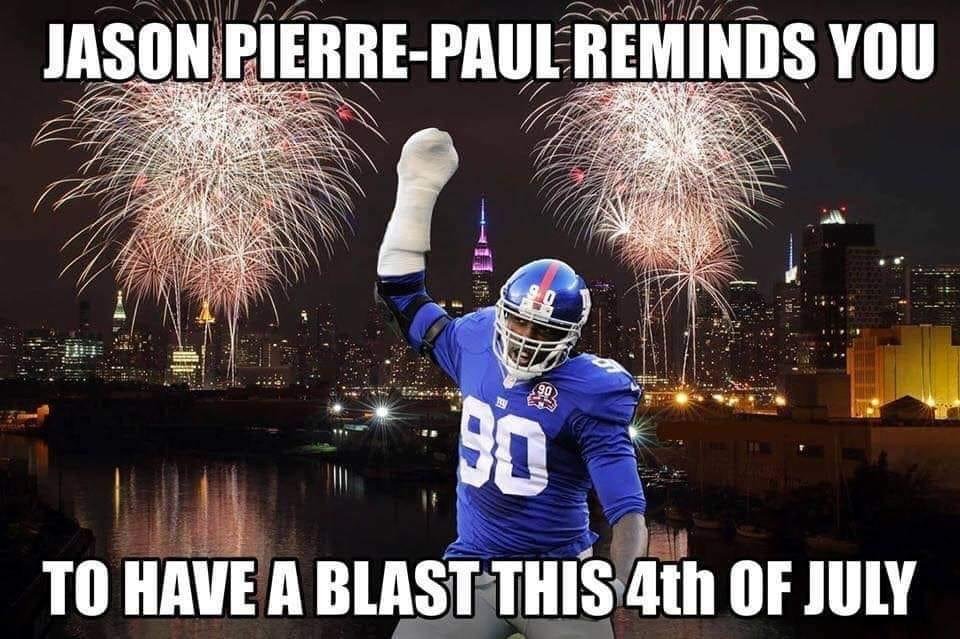He gives your fireworks display 1 1/2 thumbs up!!