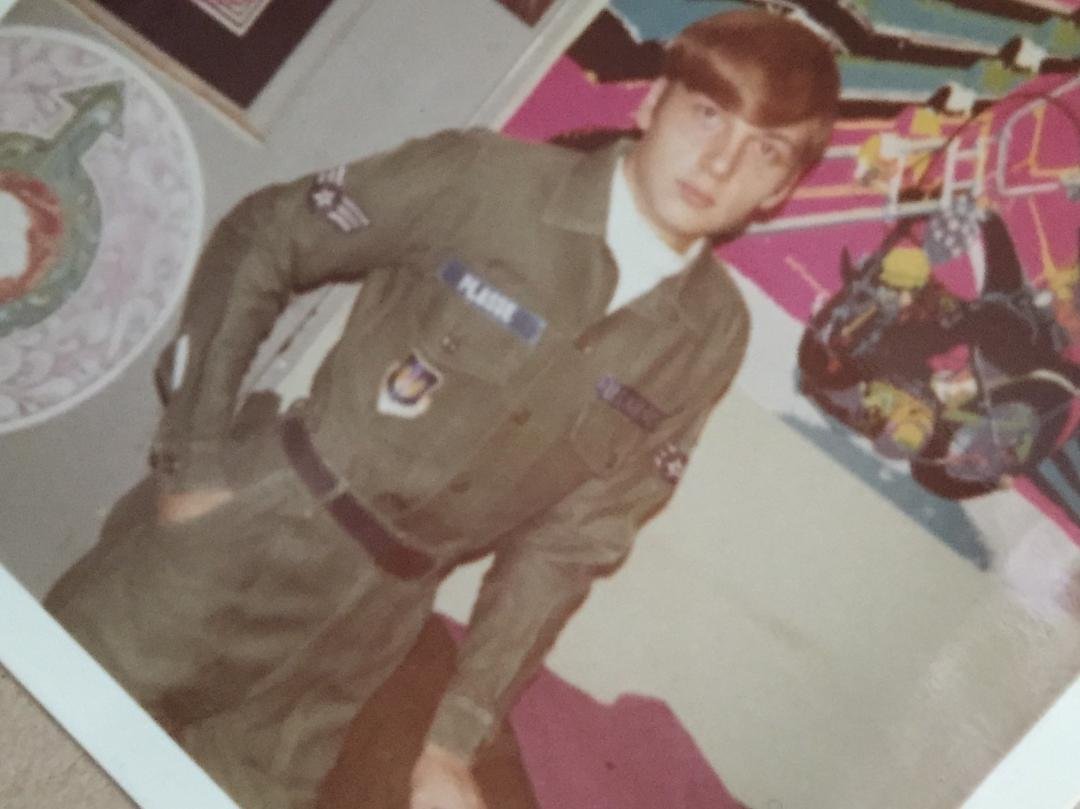Long ago and far away.........And a good hair day. :)