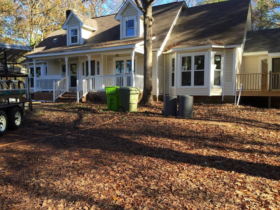 House with new siding n Windows.