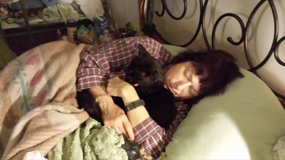 One of the few photos of Ronnie and Garçon, maybe a month or so ago.