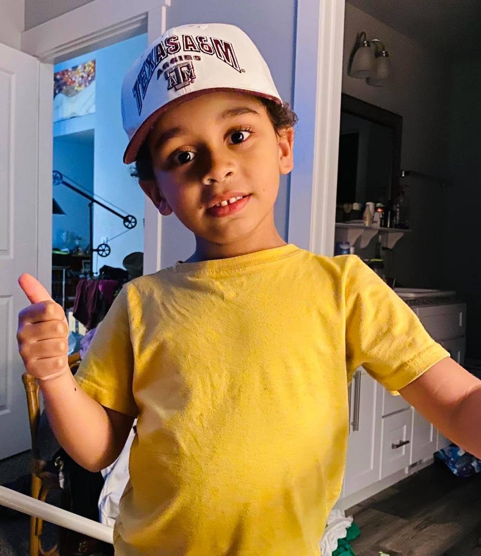 My grandson is the cutest. GIG EM AGGIES!!
