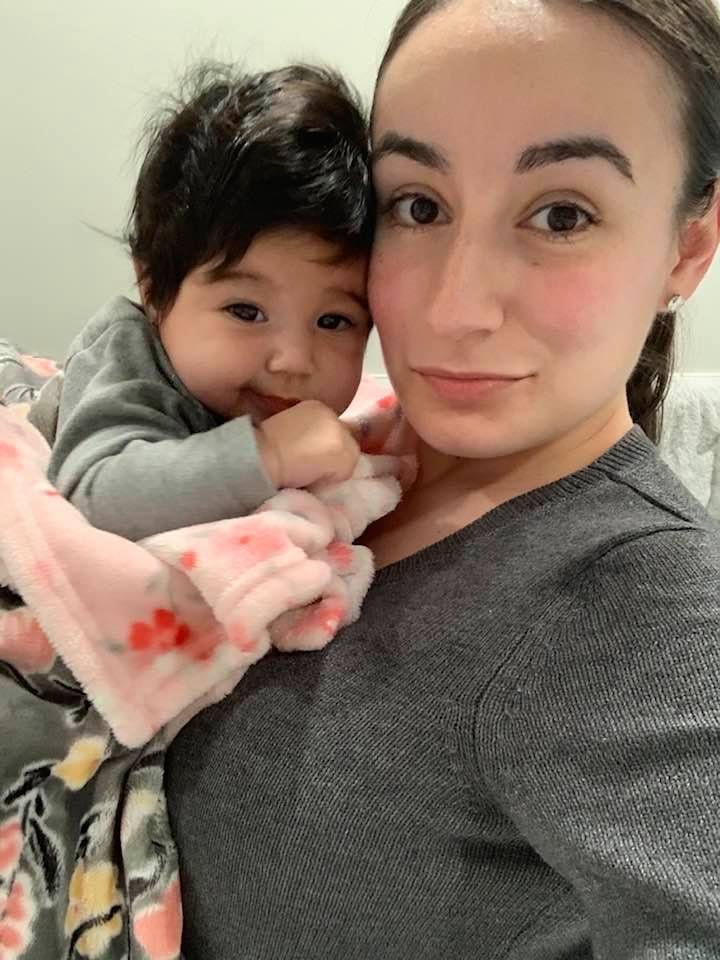 My grandchild Natasha and Bayla! Que bonitas