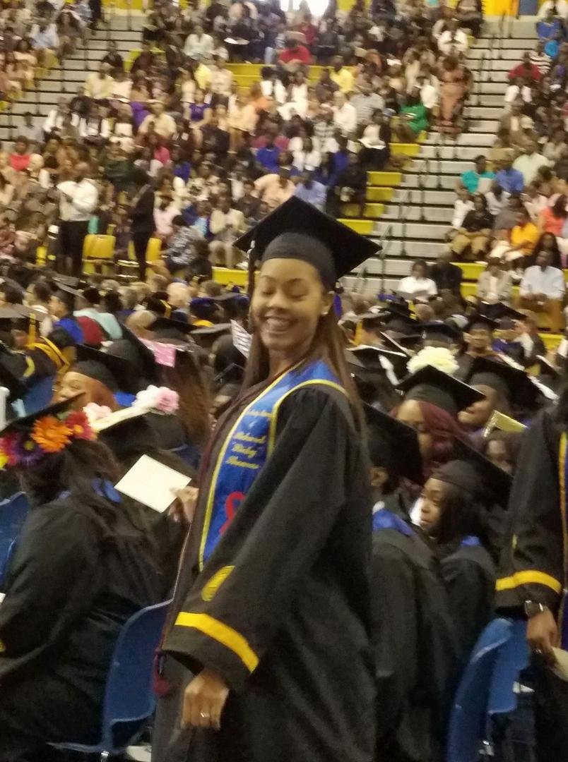 She did it!