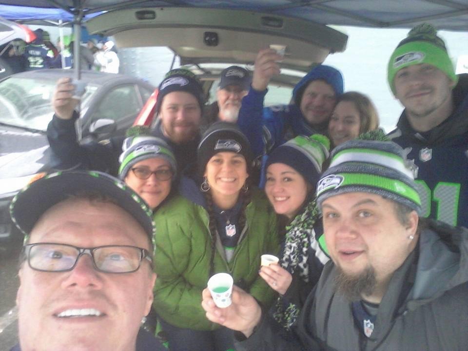 Cold, wet, & its Seahawk Sunday! Perfect day for football. Go Hawks! Hawk Nation!