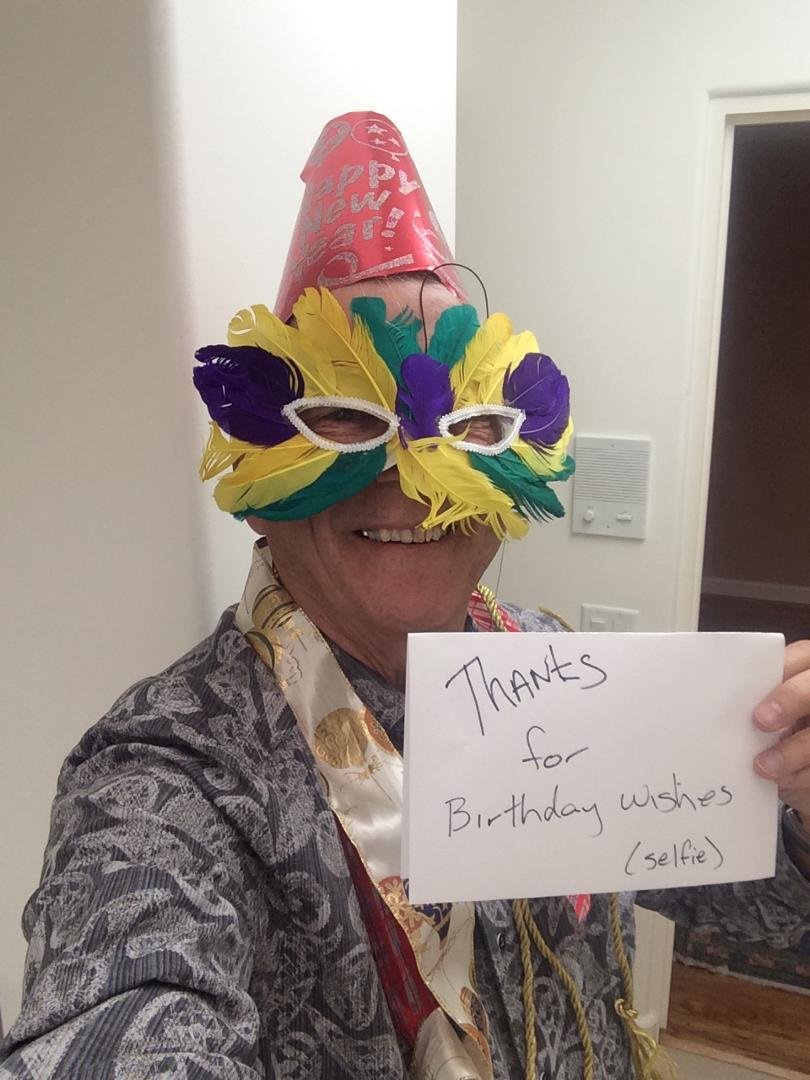Thanks to everyone for thinking of me as I turn 49😀
