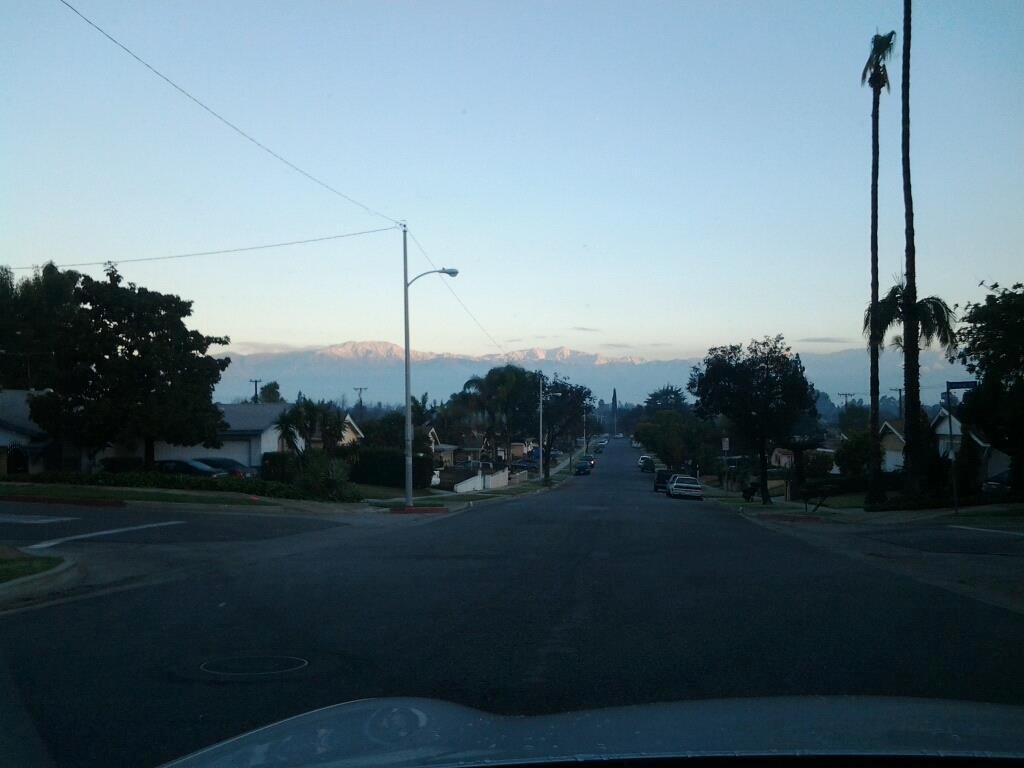 The view from my hood.....